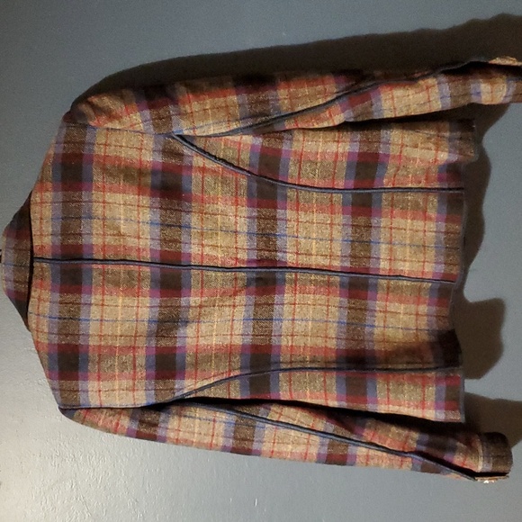 Tribal size 4 tartan wool coat - Picture 3 of 3
